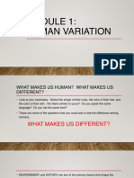 Module 1 Human Variation 1