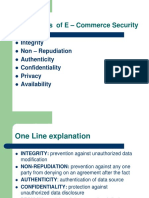 Dimensions of E-Commerce Security - Integrity