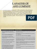 Case Analysis of Vora and Company