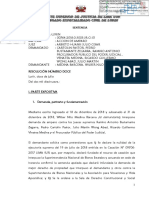 Sentencia de Primera Instancia en Amparo