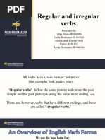 Regular and Irregular Verbs