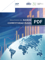 Resultados Del Ranking de Competitividad Mundial 2019