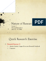 4 Nature of Research