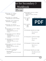 Answer For Secondary 3 Math Workbook 1532493241 PDF