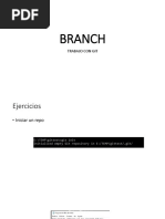 Ejercicio Con Branch - Ramas