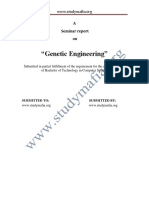 CSE Genetic Engineering Report