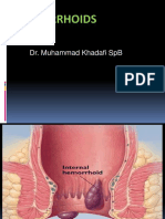 Hemorrhoids: Dr. Muhammad Khadafi SPB