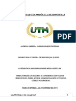 Tarea #3 ( Segundo Parcial) Realizar Un Ensayo (No Es Un Resumen) de 5 Páginas en La Que Se Especifique Porque Los Seguros Se Consideran Contratos Mercantiles, Puede Apoyar Su Investigación Leyendo El Código