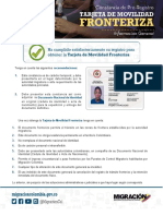 Modelo Carnet Fronteriza