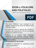 Folklore and Folktales