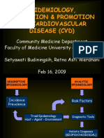 Epidemiology, Prevention & Promotion For Cardiovascular Disease (CVD)