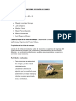 Informe de Visita de Campo Dosificacion de Ovinos