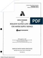 AWWA C509-01 Resilient-Seated Gate Valves For Water Supply Service