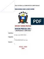 Derecho Procesa Civil Monografia Jurisprudencia y Competencia...