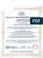 Quality Management System ISO 9001