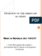 Verview of The DRRM Law RA