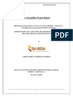 Pre Feasibility Project Report: Sarda Energy & Minerals LTD