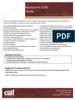 Computer Skills Assessment (CSA) PC BASICS Study Guide: Example Question