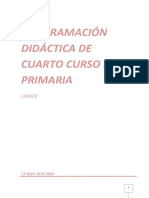 Programación Didáctica 4º 2019-20