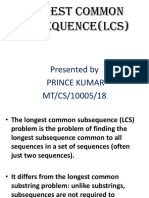 Longest Common Subsequence