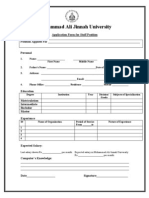 Staff Form