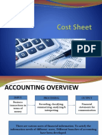 Cost Sheet