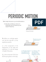 Periodic Motion