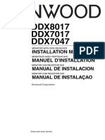 DDX8017 DDX7017 DDX7047: Installation Manual Manuel D'Installation Manual de Instalacion Manual de Instalaçao