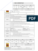 Daily Lesson Plan: Week DAY Date Class Time Subject 7.20 Am - 8.20 Am English Language 60 Minutes Focus Theme