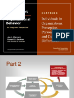 Management Organizational Behavior: Individuals in Organizations: Perception, Personality, and Cultural Differences