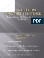 Writing Effective Topic Sentences1.ppsx