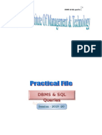 Dbms SQL File