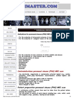 MRI Paranasal Sinuses (PNS) Planning and Protocols - Indications For MRI PNS Scan