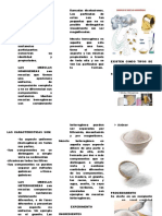 Triptico Mezcla Homogenea y Heterogenea Combinaciones