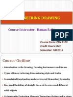 Engineering Drawing: Course Instructor: Hanan Saif