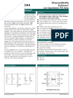 Railclamp Low Capacitance Tvs Array: Protection Products - Railclamp Description Features