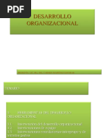 Desarrollo Organizacional 