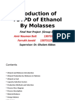 Production of Ethanol by Molasses