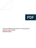 Advanced Digital Design With The Verilog HDL 2nd Edition Solution Manual