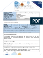 Guia de Actividades y Rubrica de Evaluacion - Pre-Tarea - Generalidades Del Dibujo Técnico