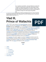 Vlad III, Prince of Wallachia: Dracula Vlad The Impaler Vlad Țepeș