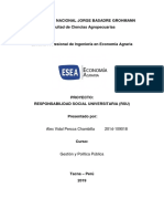 Proyecto Rsu (Responsabilidad Social Universitaria)