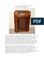 Restoration of My Philco Model 46-1209 Console Radio