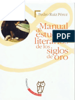 (Pedro Ruiz P Rez) Manual de Estudios Literarios D PDF