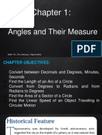 Chapter 1 Angles and Their Measure