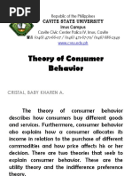 Theory of Consumer Behavior