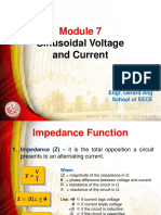 Sinusoidal Voltage and Current: Engr. Gerard Ang School of EECE