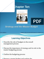 Chap010-Strategy and The Master Budget