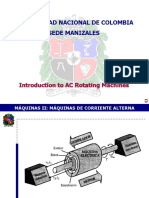 Universidad Nacional de Colombia Sede Manizales: Introduction To AC Rotating Machines