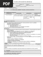 PLANIFICACIÓN de 3ero Ccss Sectores Economicos